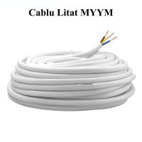 Cablu Electric Litat MYYM Alb 3X1MM rola 100M - Magelectrocon