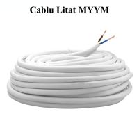 Cablu Electric Litat MYYM Alb 2X1.5MM rola 100M - Magelectrocon
