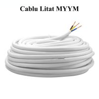 Cablu Electric Litat MYYM Alb 3X1.5MM rola 100M - Magelectrocon