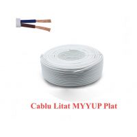 Cablu Electric Plat Alb MYYUP 2X0.75MM rola 100M - Magelectrocon