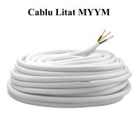 Cablu Electric Litat MYYM Alb 3X2.5MM rola 100M - Magelectrocon
