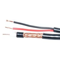Cablu Coaxial RG6U CUPRU Negru cu Alimentare Rola 100M - Magelectrocon