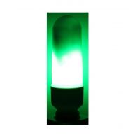 Bec Led Ornamental E27 Flacara 3W lumina Verde - Magelectrocon
