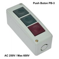 Intrerupator Push Buton Monofazic PB3 - Magelectrocon