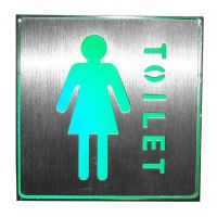 Panou Afisaj Led TOILET Femei Lumina Verde - Magelectrocon