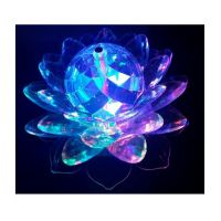 Lampa RGB Floare Rotativa cu Joc de Lumini - Magelectrocon