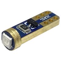 Bec Auto 1 Led SMD T5 12V Alb Rece - Magelectrocon
