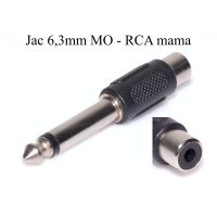 Adaptor Jack 6.3mm Tata Mono la RCA Mama - Magelectrocon