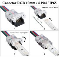 Conector Banda Led RGB 10mm 4 Pini 4 Fire - Magelectrocon