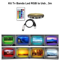 Kit Tv Banda Led RGB la Usb 3M - Magelectrocon