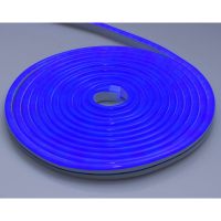 Banda Led Flexibil Albastru 12V Lumina Neon 5m - Magelectrocon