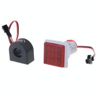 Indicator Digital 3in1 Rosu Voltmetru Ampermetru si Frecventa - Magelectrocon