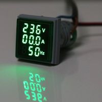 Indicator Digital 3in1 Voltmetru Ampermetru si Frecventa - Magelectrocon